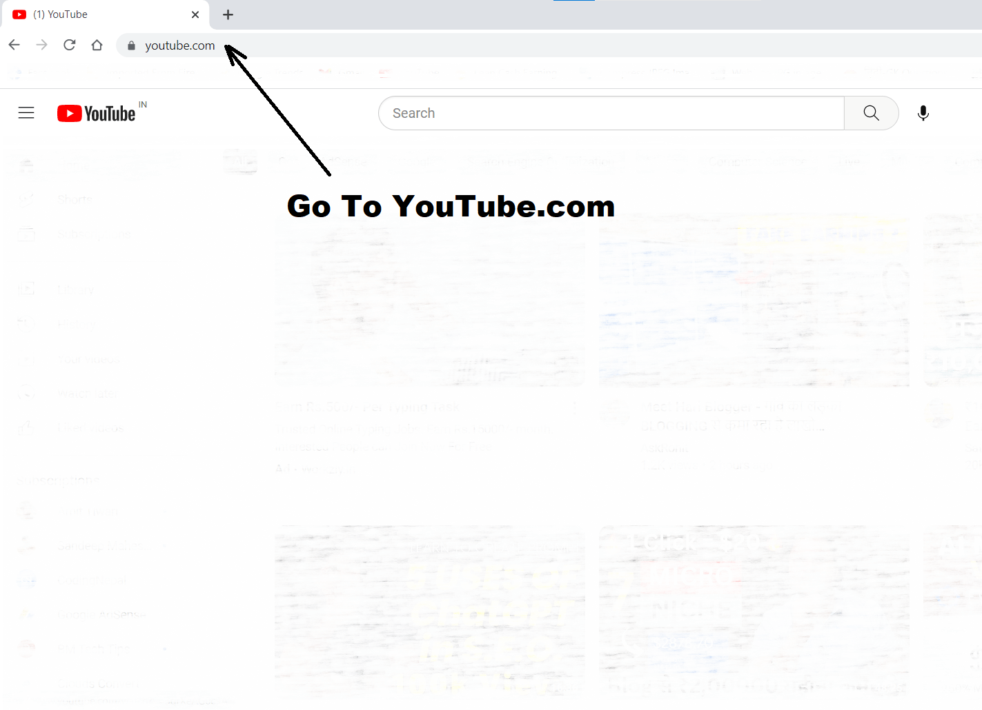 YouTube Video Downloader step-1